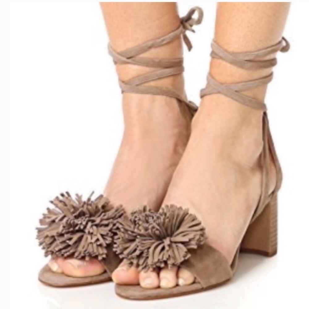 Madewell Lainy Ankle Wrap Heel Sandals, Size 5.5